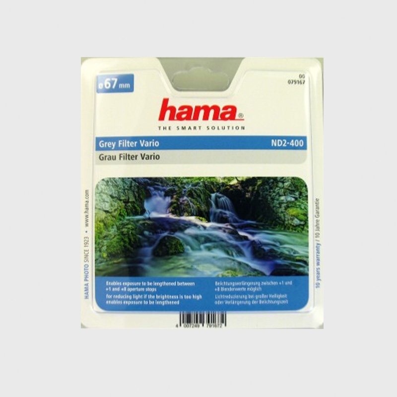 Hama Variabel Grijs Filter Nd2-400 72 mm